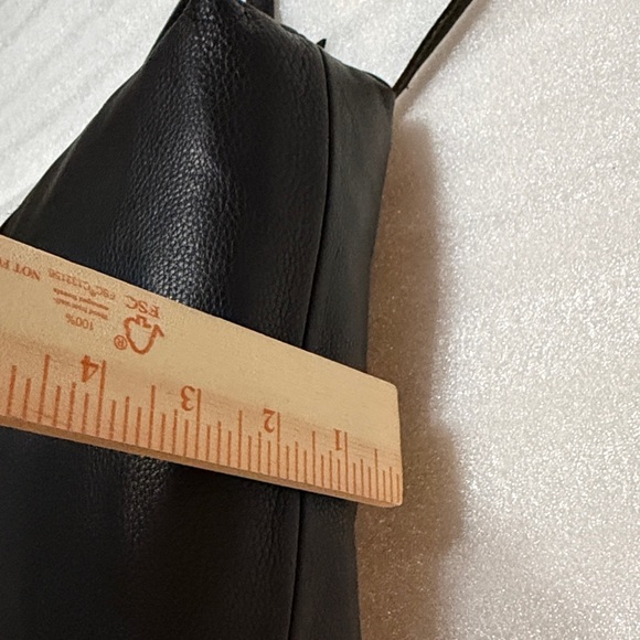 Margot Black Leather Backpack Camille BP NWT - Picture 6 of 9